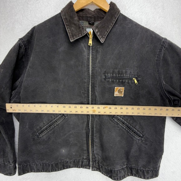 Carhartt Detroit Jacket Blanket Lined Mens 2XL J43 ONX Onyx Black - Picture 6 of 16